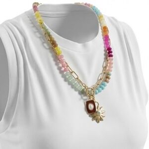 Amulet charm necklace; nwot